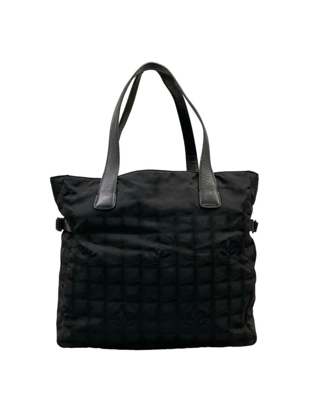 Chanel Tote New Travel Line GM Black Leather - Picture 1 of 12